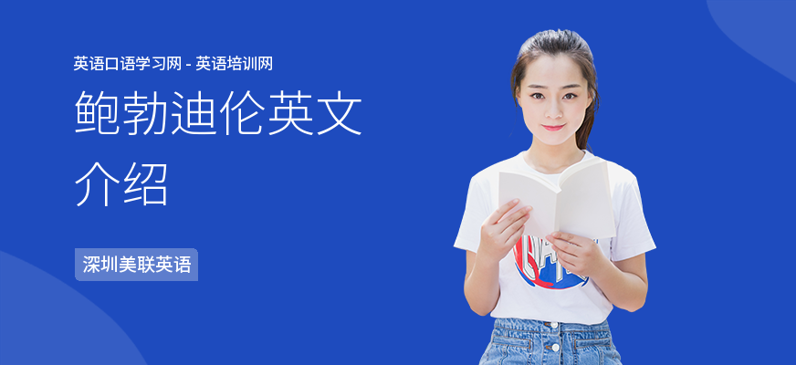 鲍勃迪伦英文介绍