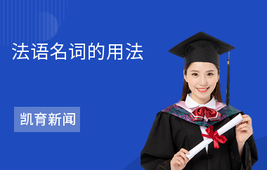法语名词的用法