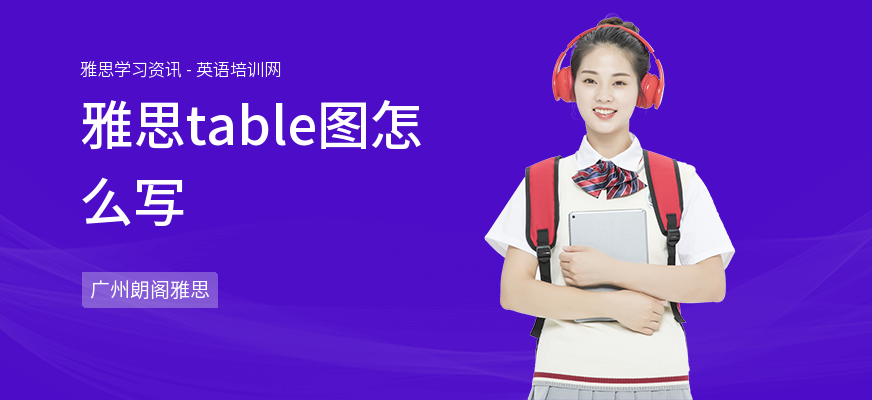雅思table图怎么写