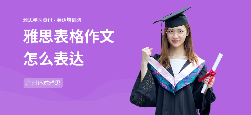 雅思表格作文怎么表达