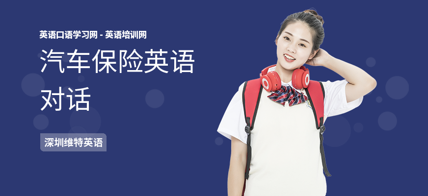 汽车保险英语对话