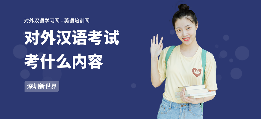 对外汉语考试考什么内容