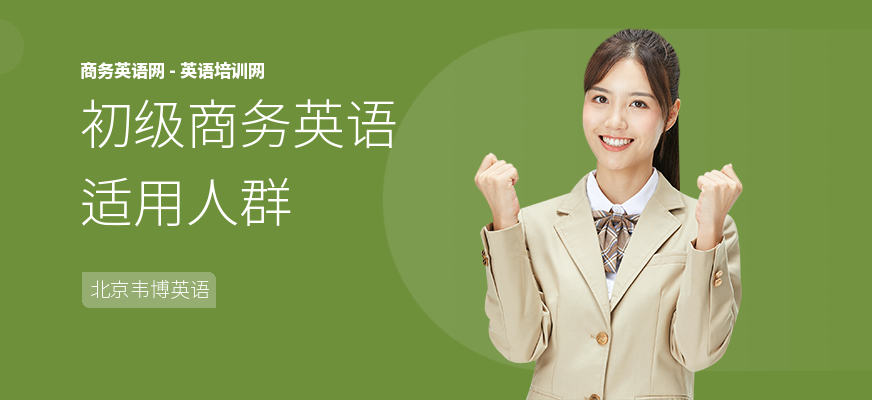 初级商务英语适用人群