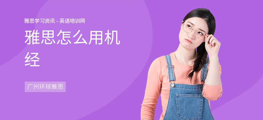雅思怎么用机经