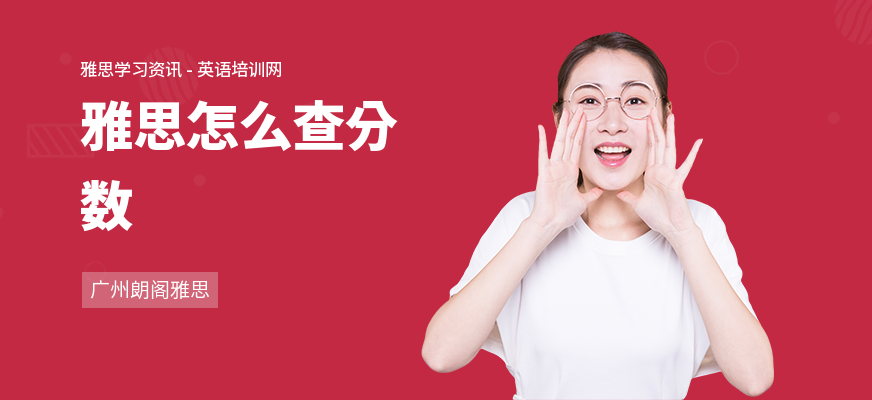 雅思怎么查分数
