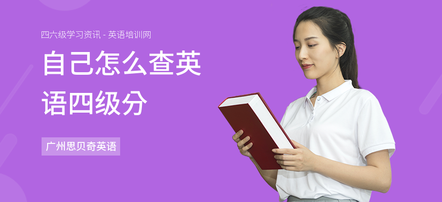 自己怎么查英语四级分