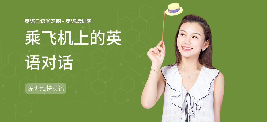 乘飞机上的英语对话